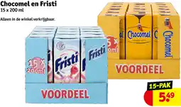 Kruidvat Chocomel en Fristi aanbieding
