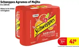 Kruidvat Schweppes Agrumes of Mojito aanbieding