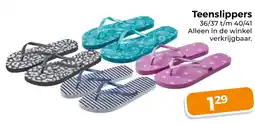 Trekpleister Teenslippers aanbieding