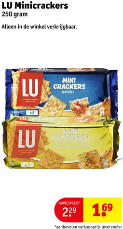 Kruidvat LU Minicrackers aanbieding