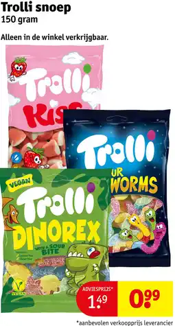 Kruidvat Trolli snoep aanbieding