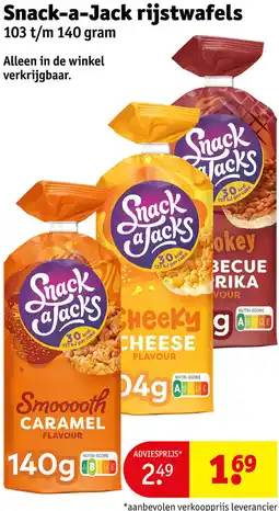 Kruidvat Snack-a-Jack rijstwafels aanbieding