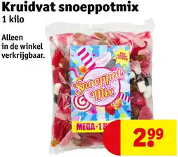Kruidvat Kruidvat snoeppotmix aanbieding