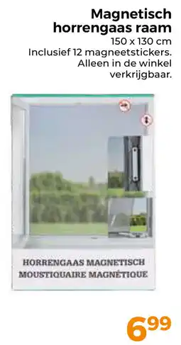 Trekpleister Magnetisch Horrengaas Raam aanbieding