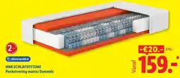 Lidl HN8 SCHLAFSYSTEME Pocketvering matras Dynamic aanbieding