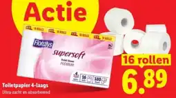 Lidl Toiletpapier 4-laags aanbieding