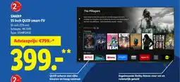 Lidl Sharp QLED Smart-TV aanbieding