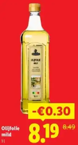 Lidl Olijfolie mild aanbieding