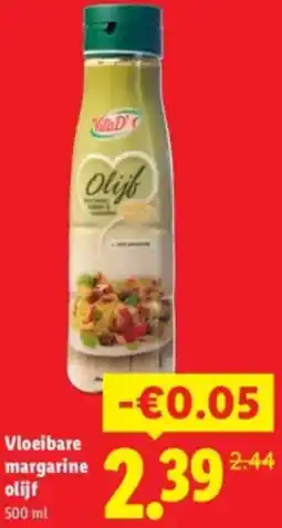 Lidl Vloeibare margarine olijf aanbieding