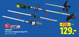 Lidl Parkside 4-in-1 accu-tuingereedschap aanbieding