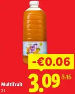 Lidl Multifruit aanbieding