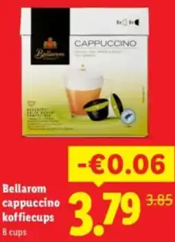 Lidl Bellarom cappuccino koffiecups aanbieding