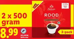 Lidl Bellarom Koffie rood aanbieding