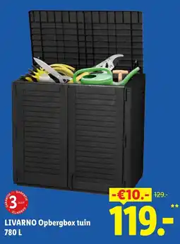 Lidl Livarno Opbergbox Tuin aanbieding