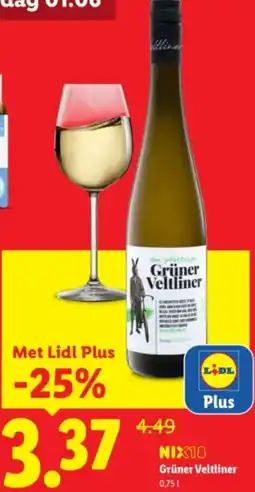 Lidl Grüner Veltliner aanbieding