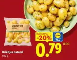 Lidl Krieltjes naturel aanbieding