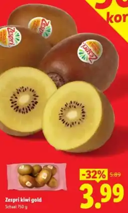 Lidl Zespri kiwi gold aanbieding