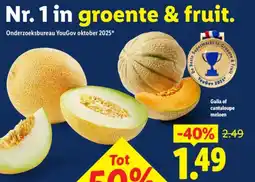 Lidl Galia of cantaloupe meloen aanbieding