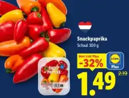 Lidl Snackpaprika aanbieding
