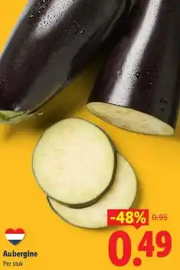 Lidl Aubergine aanbieding
