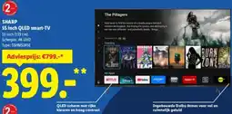 Lidl SHARP 55 inch QLED smart-TV aanbieding