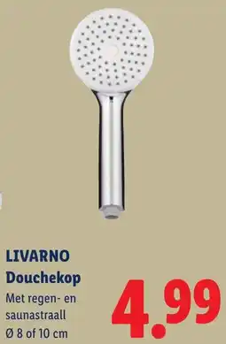 Lidl Livarno Douchekop aanbieding