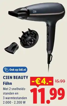 Lidl Cien Beauty Föhn aanbieding