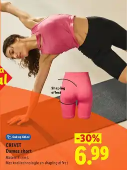 Lidl Crivit Dames Short aanbieding