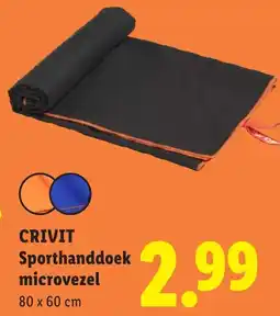 Lidl Crivit Sporthanddoek Microvezel aanbieding