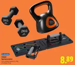 Lidl Crivit Sportaccessoires aanbieding