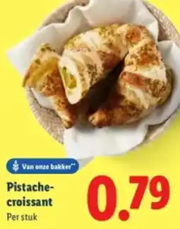 Lidl Pistache croissant aanbieding