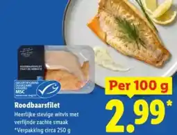 Lidl Roodbaarsfilet aanbieding