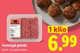 Lidl Gemengd gehakt aanbieding