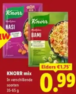 Lidl Knorr mix aanbieding