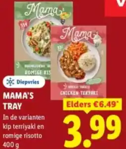 Lidl Mama's tray aanbieding