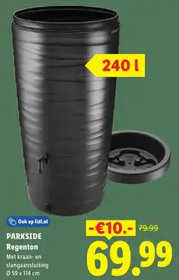 Lidl Parkside Regenton aanbieding