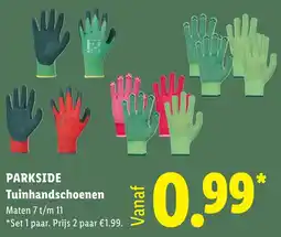 Lidl Parkside Tuinhandschoenen aanbieding