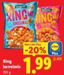 Lidl Ring borrelmix aanbieding