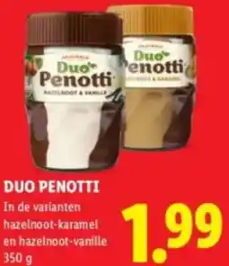 Lidl Duo Penotti aanbieding
