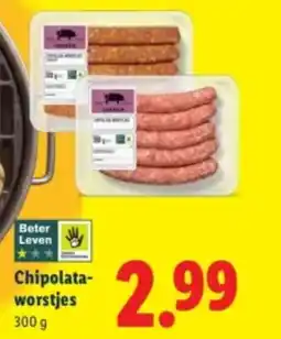 Lidl Chipolataworstjes aanbieding