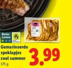 Lidl Gemarineerde speklapjes cool summer aanbieding