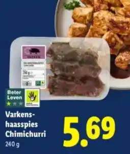 Lidl Varkenshaas Spies Chimichurri aanbieding