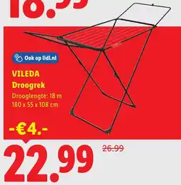 Lidl Vileda Droogrek aanbieding