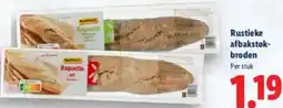 Lidl Rustieke afbakstokbroden aanbieding