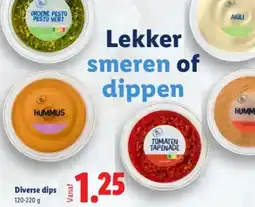Lidl Diverse dips aanbieding