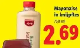 Lidl Mayonaise in knijpfles aanbieding