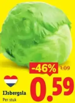 Lidl IJsbergsla aanbieding