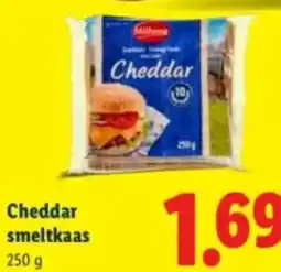 Lidl Cheddar smeltkaas aanbieding