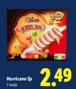 Lidl Hurricane ijs aanbieding