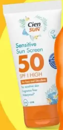 Lidl Zonnecrème sensitive gezicht SPF 50 aanbieding